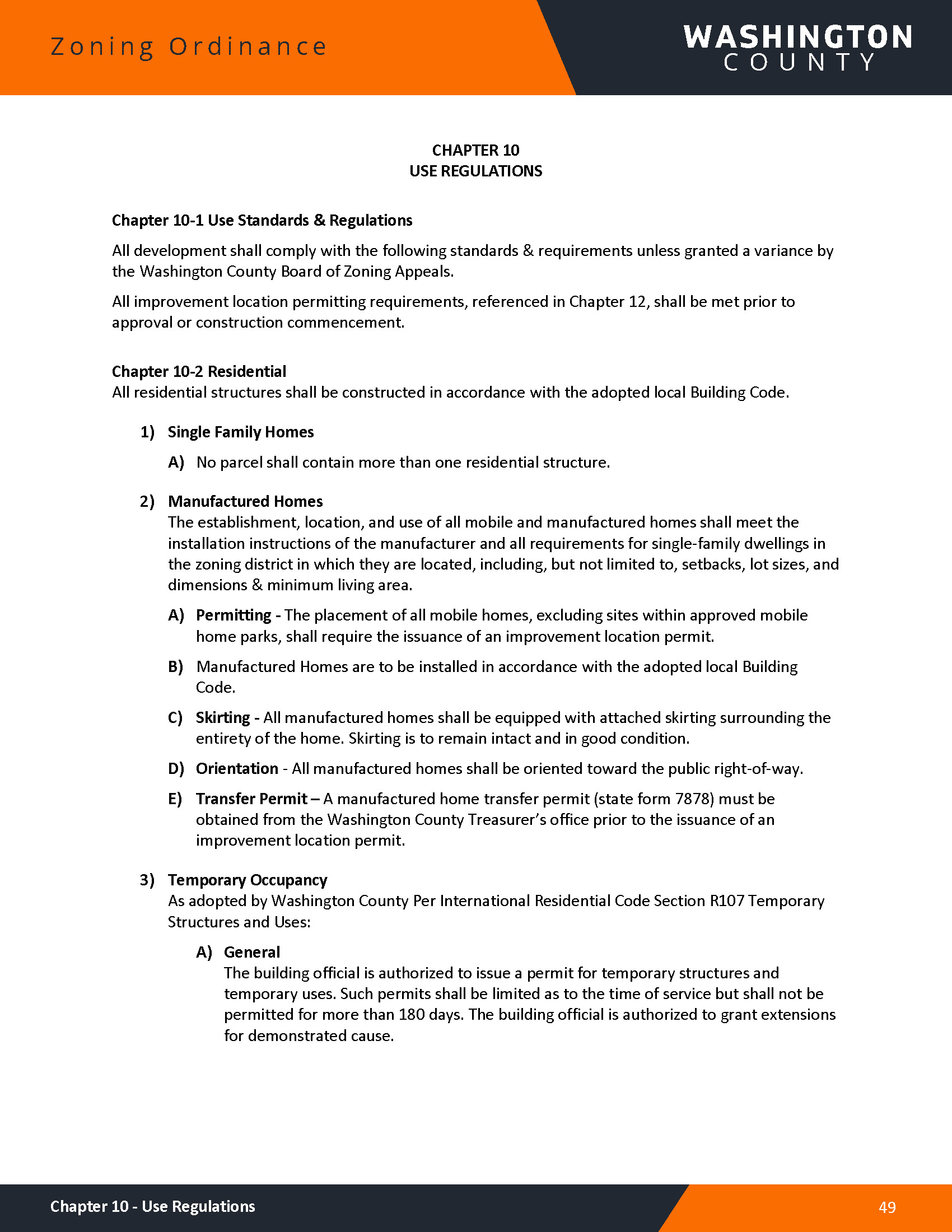 Washington County Zoning Ordinance1 12 25 Page 054